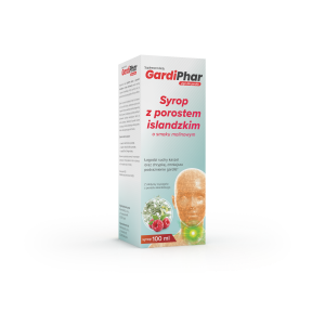 GardiPhar - Syrop z porostem islandzkim  o smaku malinowym